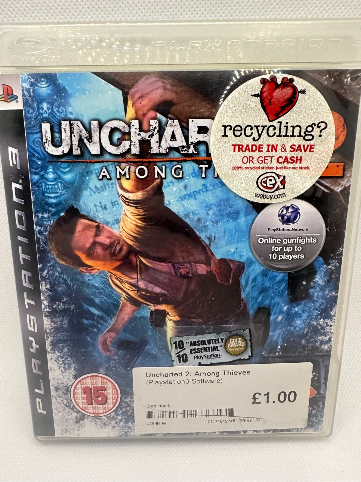 Playstation 3 Game - Uncharted 2 Among Thieves Free Delivery!