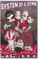 SYSTEM OF A DOWN REFRIGERATOR MAGNET TOOL BOX LOCKER CHRISTMAS GAG GIFT MAN CAVE