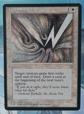 Magic Vintage - Lightning Blow/Blitzangriff - Rare/Spontanzauber - Eiszeit EN/NM