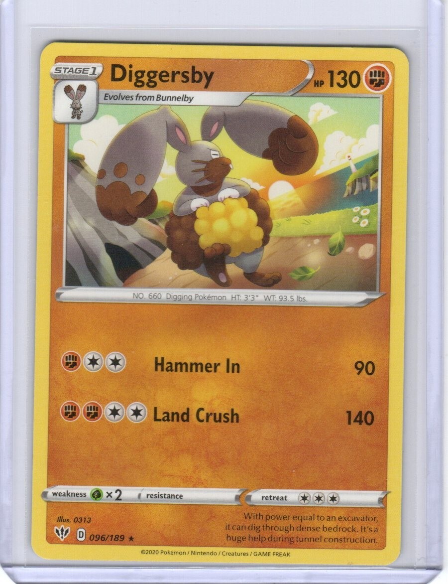 Pokemon Diggersby (96/202) Darkness Ablaze NM - 679