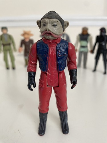 Bundle Of 7 Vintage Star Wars Figures Anakin Skywalker Ree Yees Nikto Nien Nunb - Picture 2 of 15