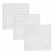 300 Pieces Clear Rubber Feet Adhesive Door Bumpers Pads Sound Dampening Cabinet