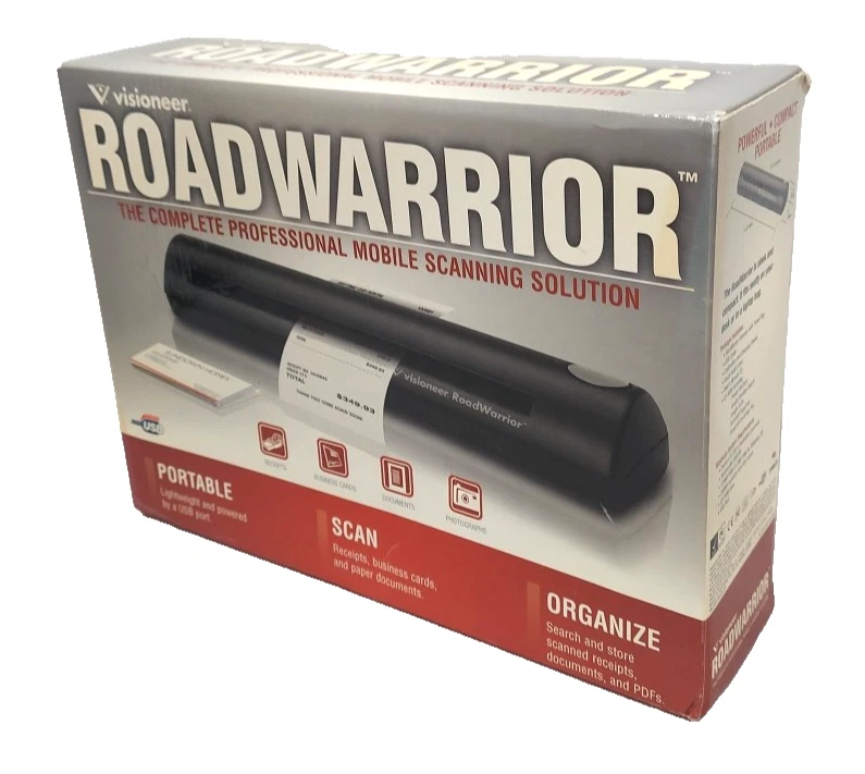 Visioneer RoadWarrior RW120-WU Professional Mobile Scanning Solution 600dpi USB - Image 2 of 4