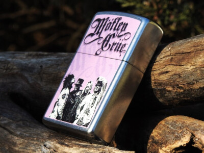 Motley Crue Zippo Lighter - Vince Neil - Tommy Lee - Nikki Sixx