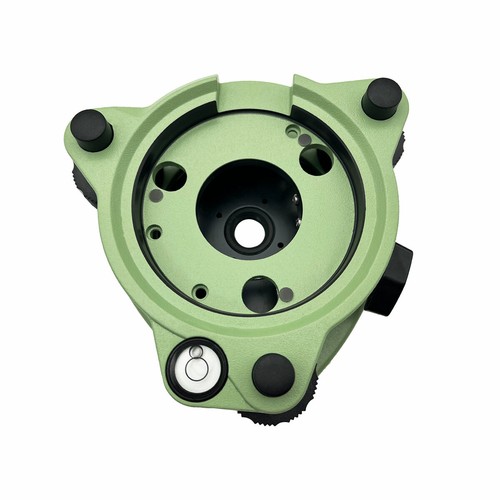 TRIBRACH VERTE NEUVE SANS PLOMB OPTIQUE POUR PRISME STATION TOTALE - Photo 2/6