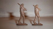 Vintage Antique Lead / Metal Toy WW1 Soldiers Figures Lot of 2 Pg3E 