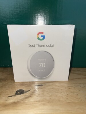 Brand New Sealed Google Nest Thermostat G4CVZ Smart Thermostat - Snow (White)