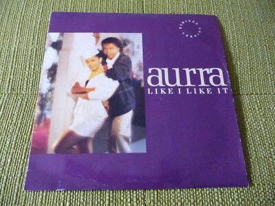 RARE Aurra - Like I Like It - I Love Myself 7'' Vinyl Single aus Sammlung - 1986
