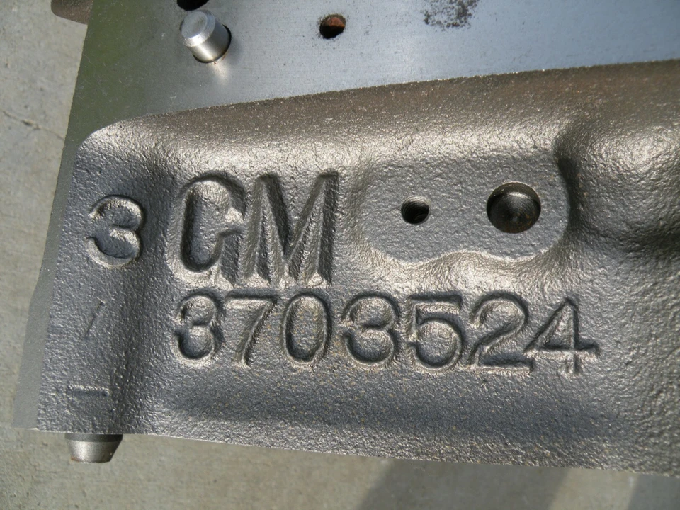 CHEVY CHEVROLET CORVETTE BEL AIR BLOQUE MOTOR 265 3703524 L114 12/11/54 1955 Foto 4 de 4