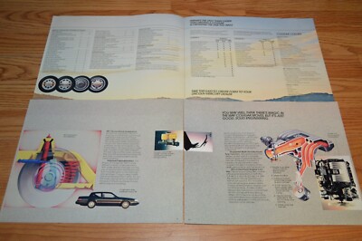 1987 MERCURY COUGAR FEATURE OPTIONS ORIGINAL DEALER ADVERTISEMENT AD 87 LS XR7