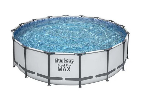 PISCINA BESTWAY 5612Z STEEL PRO MAX 488x122h con pompa scaletta e telo copertura