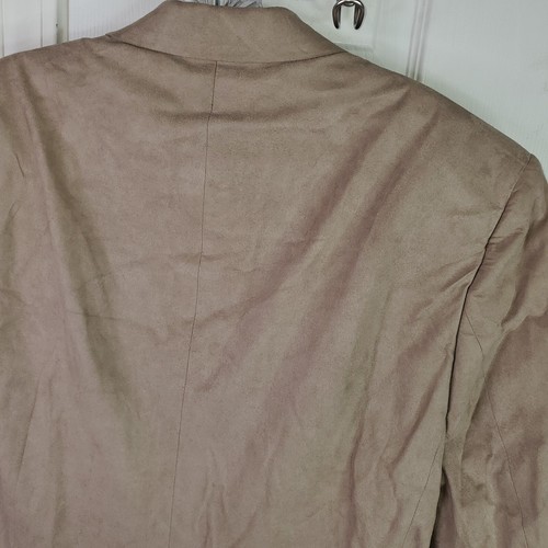 Christian Dior Monsieur Sport Mens Beige Suede Blazer Suit Jacket 44 Large Coat - Picture 8 of 12