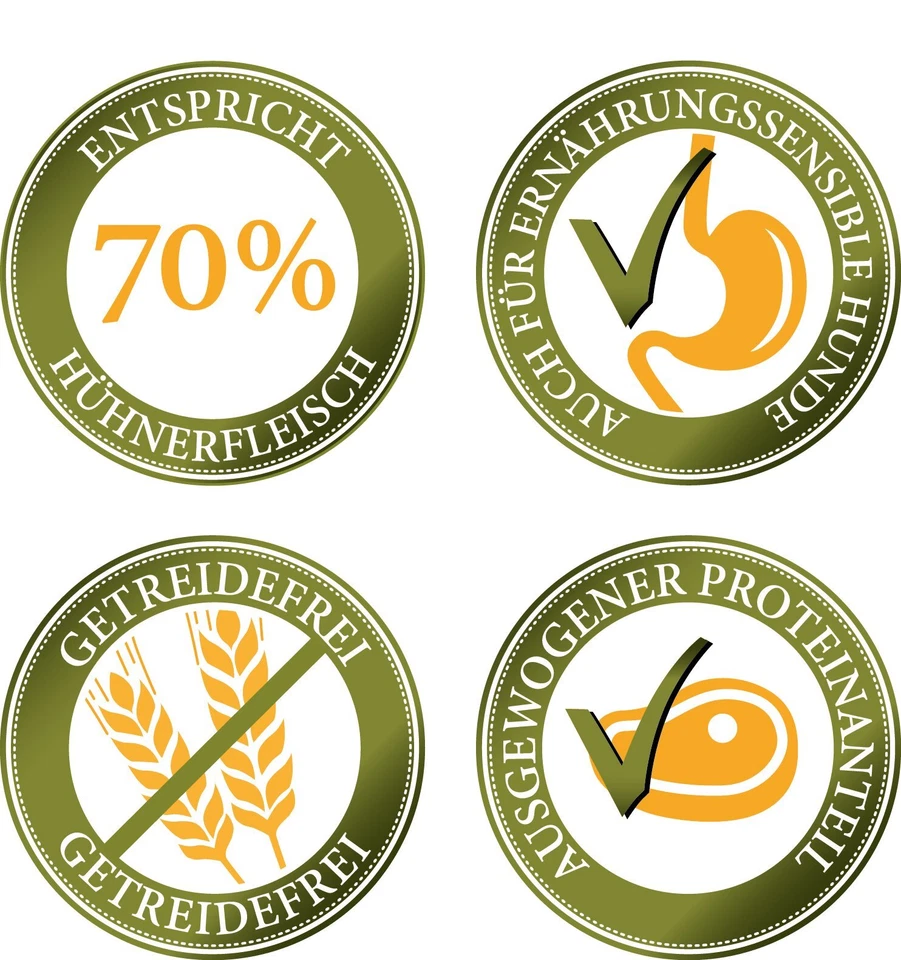 Bellfor Hunde Trockenfutter mit Gemüse Huhn Früchte Glutenfrei Getreidefrei 6 kg - Bild 3 von 4