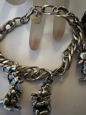 Vintage Limited Edition Disney Winnie The Pooh Sterling Silver 3D 