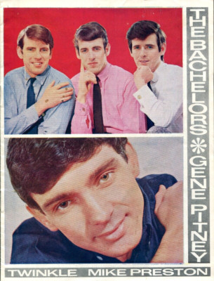 GENE PITNEY / TWINKLE / BACHELORS  / MIKE PRESTON : New Zealand 60s Tour booklet