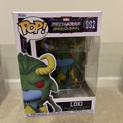 Funko Pop! Disney - Marvel - Mech Strike - Monster Hunters - Loki #992 Free Ship