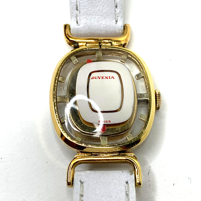 FINE VINTAGE JUVENIA LADIES GOLD PLATED‎ SKELETON COCKTAIL WATCH 17 JEWELS JUVENIA LADIES GOLD PLATED SKELETON COCKTAIL WATCH 17 JEWELS  main image 2