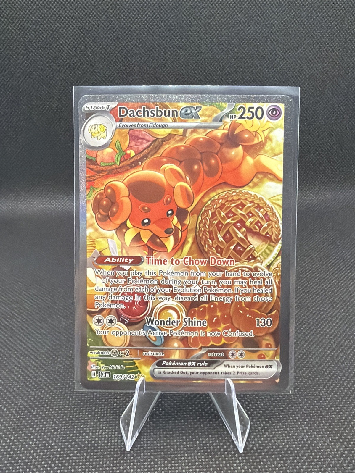Dachsbun EX 169/142 Sv07 Stellar Crown Holo Special Illustration Rare
