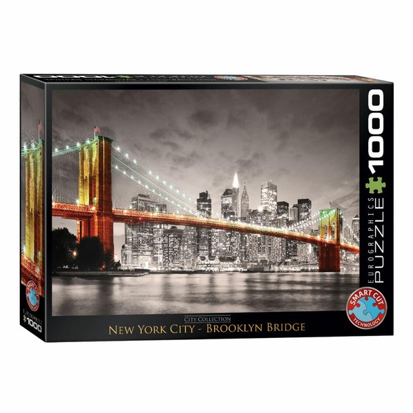 Eurographics Puzzle New York City Brooklyn Bridge, 1000 Teile, 68 X 48 Cm-image