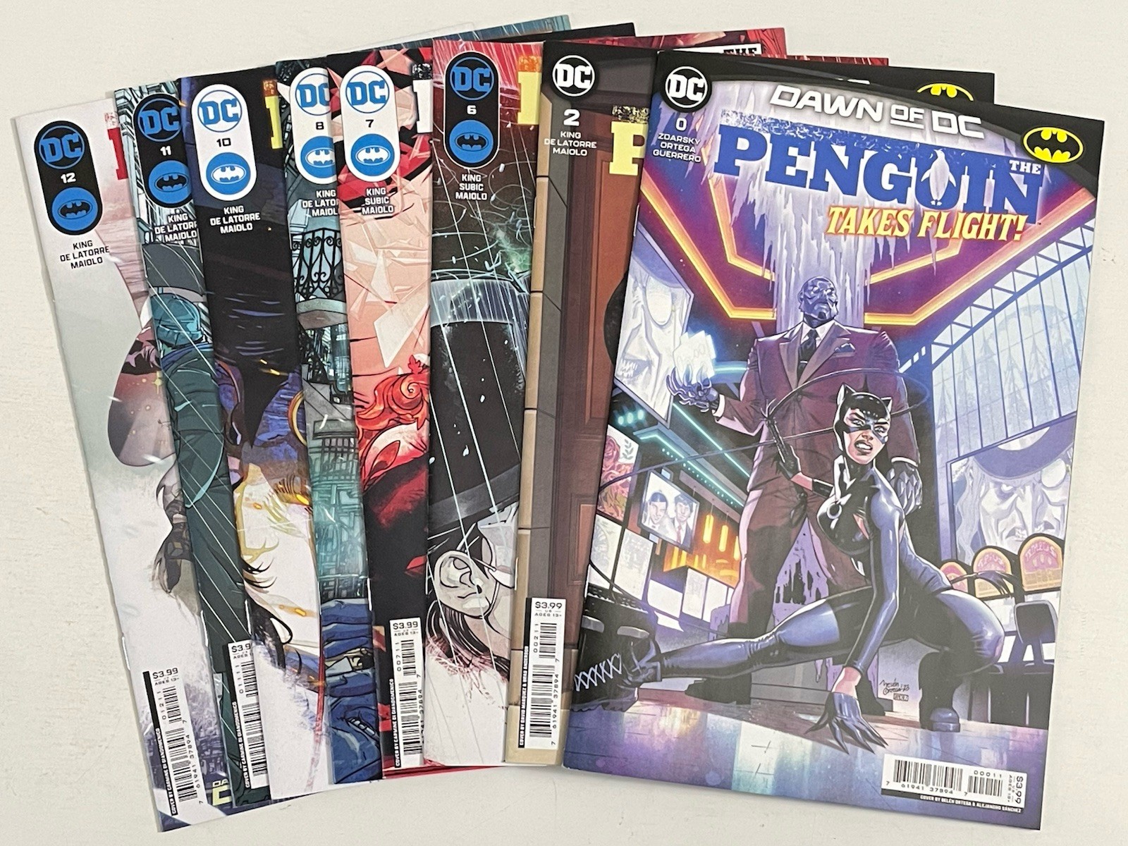 DAWN OF DC Comics THE PENGUIN 8 BOOK LOT # 0 2 6 7 8 10 11 12 BATMAN VF/NM 2023