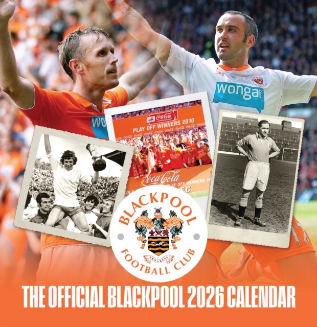 The Official Blackpool FC Desk Calendar 2026 by twocan design (Calendar)