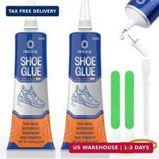 INSOIA Shoe Glue Sole Repair Kit, Heavy Duty Shoe Adhesive, Waterproof, Flexible