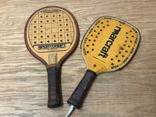 Lot of 2 Paddle Ball Racquets ACE Marcraft Semi-Pro SportCraft Made in USA