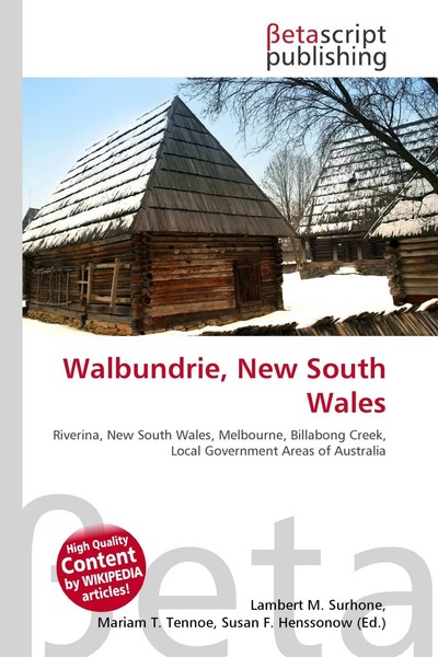 Lambert M. Surhone (U. A.) | Walbundrie, New South Wales | Taschenbuch (2026)-image