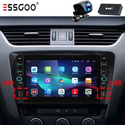 9'' Carplay 4Core 4G+64G Android 15 Autoradio GPS Navi Für Skoda Octavia III 3 5E