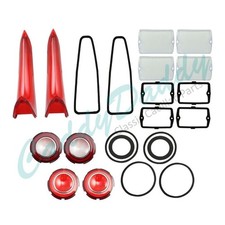 1960 Cadillac Wfog Light Lenses Exterior Lenses And Gaskets Set 22 Pieces