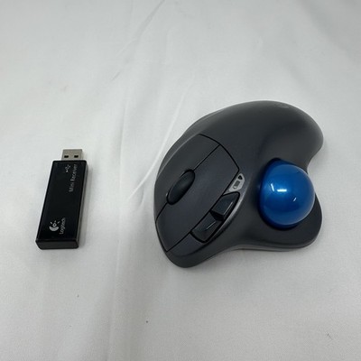 Logitech M570 Wireless Trackball Mouse W/ USB Receiver Dongle (Tested)