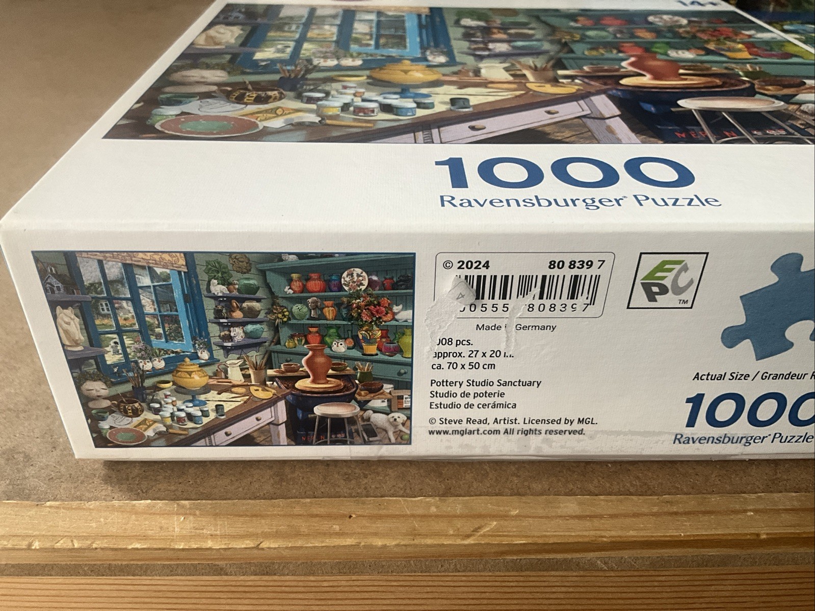 Ravensburger Puzzle 1000 Pc lot of 4, Estate Sale Hundred Of Puzzles
