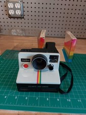 Vintage POLAROID One Step Land Camera with Box Rainbow