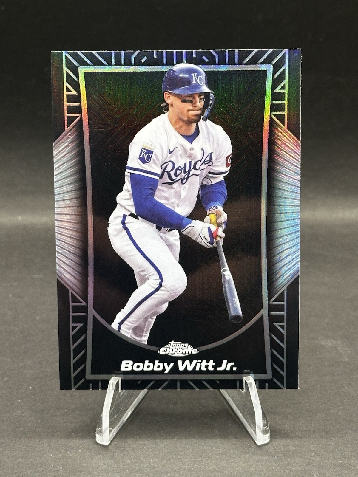 2025 Topps Chrome Bobby Witt Jr Black Shadow Etch Case Hit SE-10