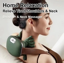 New smart  Massager, Heat Neck Massagers, Deep Tissue Kneading Shiatsu Authentic
