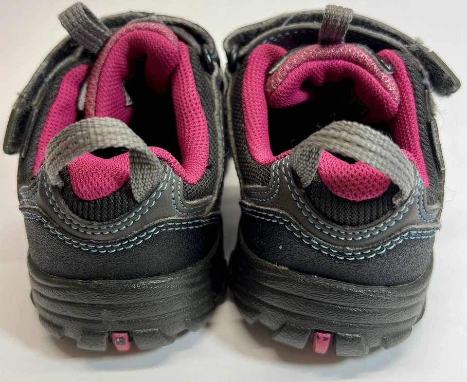 KEEN Niños Impermeables Zapatos de Senderismo Gris Rosa Talla 9 Gancho y Lazo Zapatillas Trail Foto 4 de 4