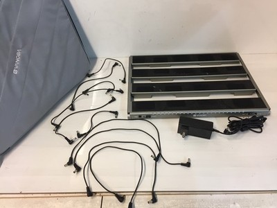Vangoa PD-M Aluminum Guitar Pedal Board with Built-in Isolated Power Supply
