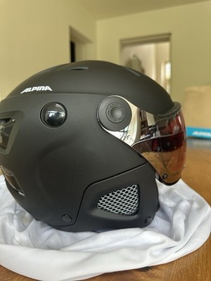 Alpina Attelas Visor QVM S2 Ski Helmet Size M 53-58