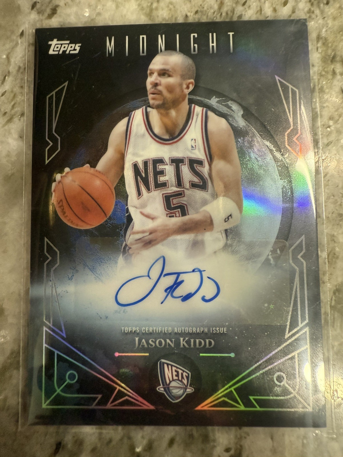 Topps Midnight 2025-26 Jason Kidd Nets Midnight Sun Signatures Auto #MS-JK