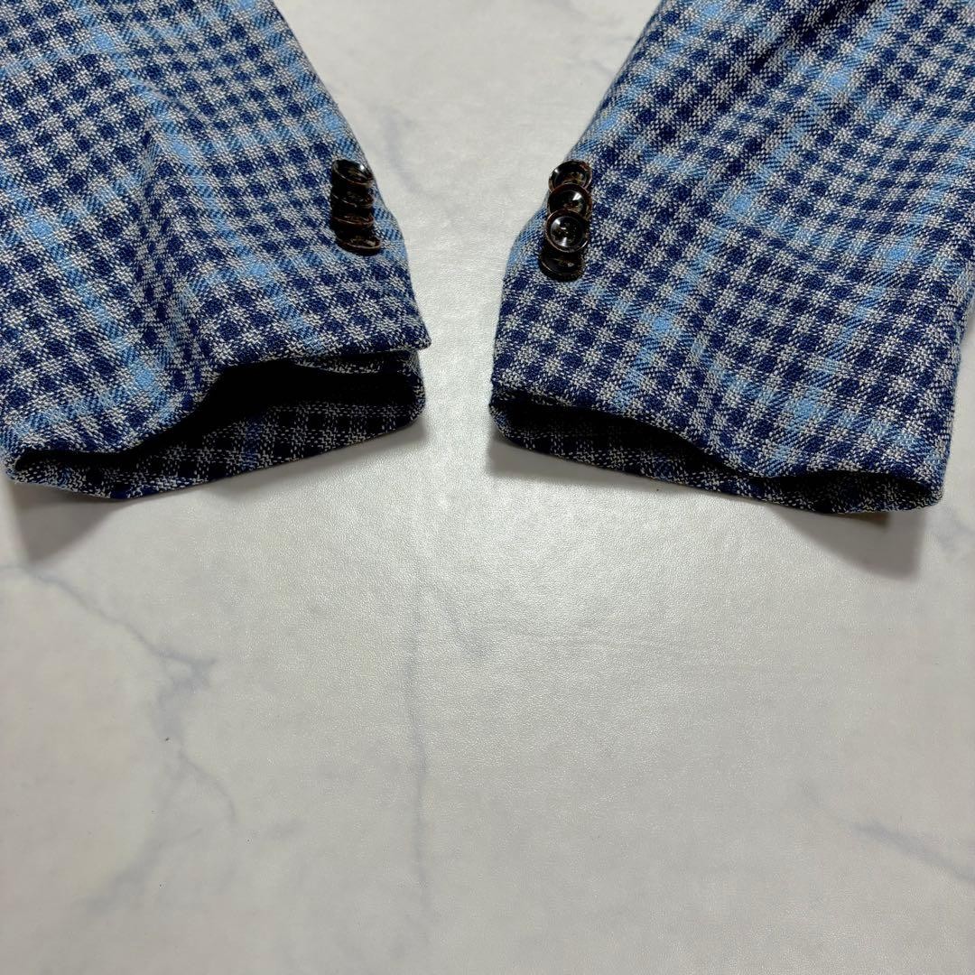 Ring Jacket Setup Suit Jacket Wool Silk Linen Che… - image 9