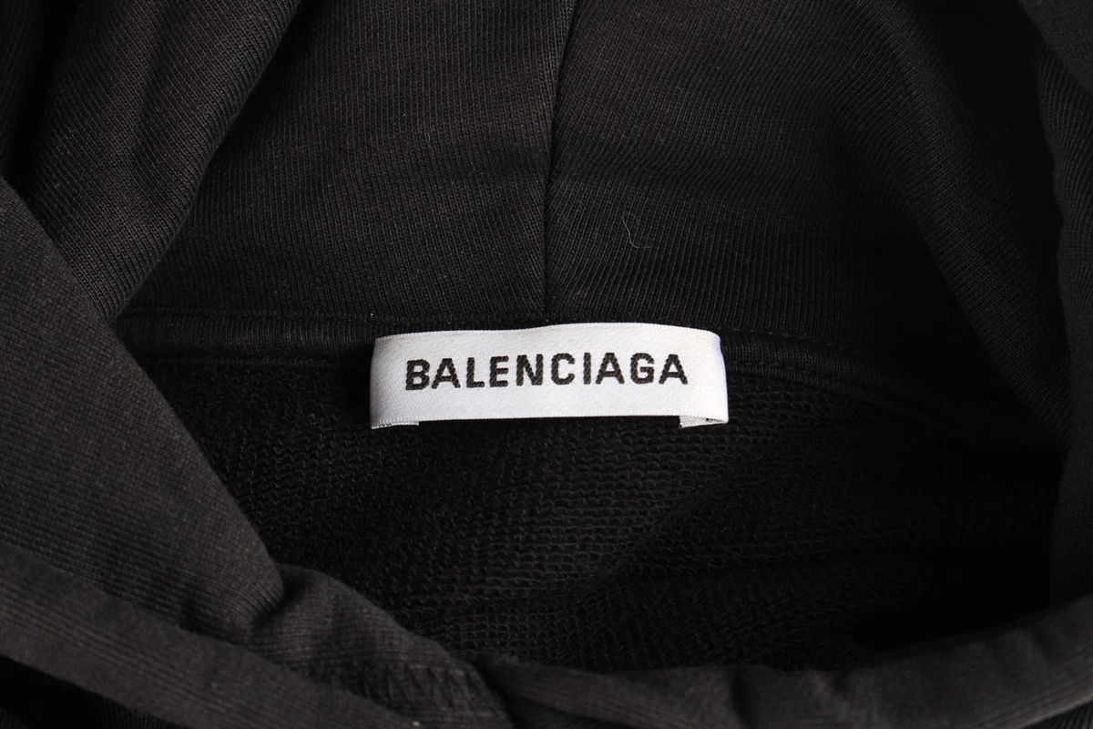 Felpa con cappuccio Balenciaga Wave Logo M 100 72458127