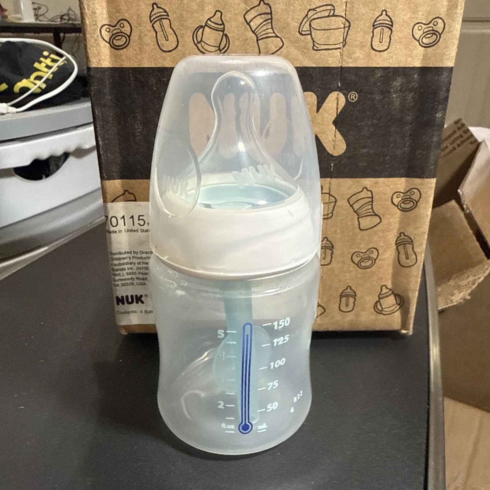 4 Pack ~ NUK Smooth Flow Pro Anti Colic Baby Bottle 5oz NEW