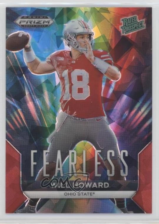 2024 Panini Prizm Draft Picks Fearless Red Ice Prizm Will Howard #F-WH 1xd