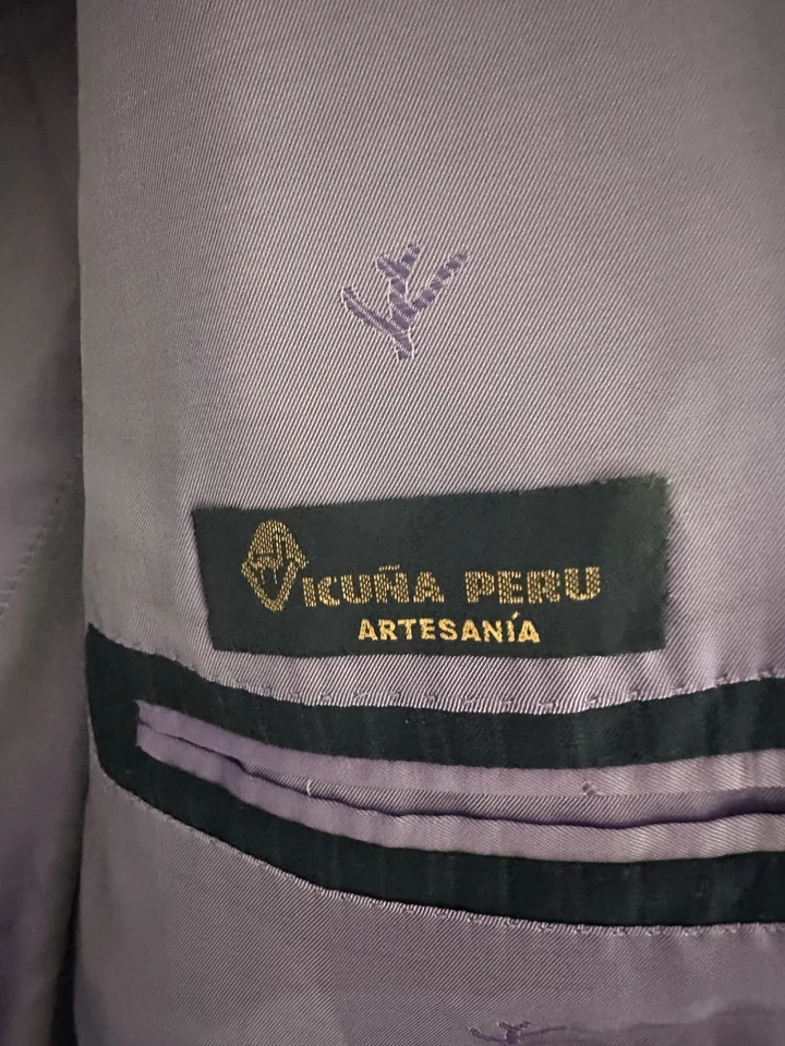 Blazer VICUÑA azul marino ISAIA totalmente a medida GRAIL. ULTRA RARO Foto 4 de 4