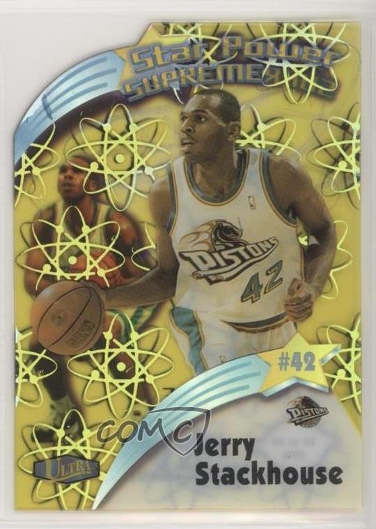 1997-98 Fleer Ultra Star Power Die-Cut Supreme Jerry Stackhouse #20SPS 0q3