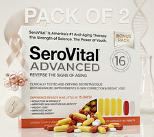 2 PACK SeroVital Advanced 120 Capsules 60 Tablets 30 Day Dietary Supplement Ser