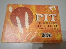 Vintage 1964 Parker Brothers Pit Trading Card Game EUC  Cards & Instructions