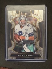2025 Panini Select Troy Aikman Concourse Silver Prizm #100 Cowboys 