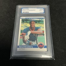 Darryl Strawberry 1984 Fleer Rookie #599 PGS 9
