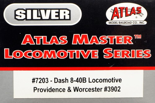Atlas Master HO Providence & Worcester Dash 8-40B PW #3902 - DC - DCC Ready - Picture 9 of 9